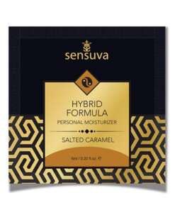 Sensuva Hybrid Personal Moisturizer Single Use Packet - 6 ml Salted Caramel
