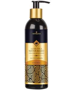 Sensuva Ultra Thick Water-Based Personal Moisturizer - 8.12 oz Salted Caramel