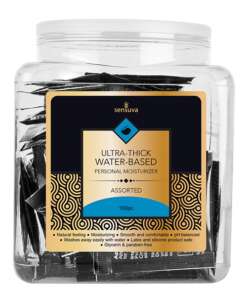 Sensuva Ultra Thick Water Based Tub - Asst. Tub of 100