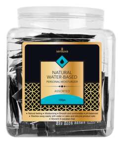 Sensuva Ultra Thick Hybrid Personal Moisturizer - Asst. Tub of 100