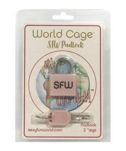 World Cage SFW Padlock w/2 Keys