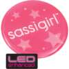 Night to Remember Sassi Button by sassigirl - Pink
