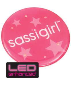 Night to Remember Sassi Button by sassigirl - Pink