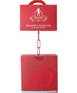 Shots Ouch Beginner Handcuffs - Red