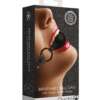 Shots Ouch Breathable Ball Gag w/Denim Straps - Black