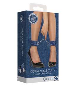 Shots Ouch Denim Ankle Cuffs - Blue