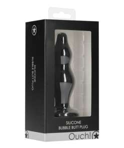 Shots Ouch Bubble Butt Plug - Black