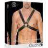 Shots Ouch Men's Large Buckle Harness - Black