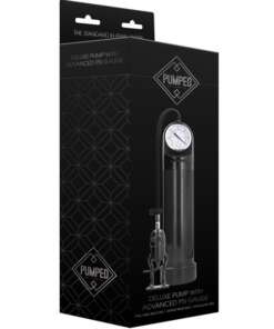 Shots Pumped Deluxe Pump w/Advanced PSI Gauge - Black