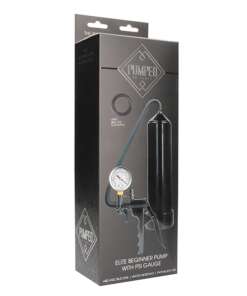 Shots Pumped Elite Beginner Pump w/PSI Gauge - Black