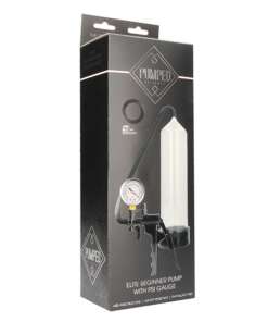 Shots Pumped Elite Beginner Pump w/PSI Gauge - Transparent