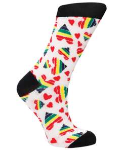 Shots Sexy Socks Happy Hearts - Male