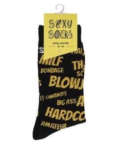 Shots Sexy Socks Sexy Words - Male