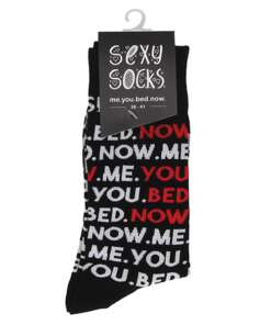Shots Sexy Socks You, Me, Bed, Now  - Female
