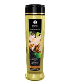 Shunga Organica Kissable Massage Oil - 8 oz Almond Sweetness
