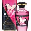 Shunga Warming Oil - 3.5 oz Raspberry Feeling