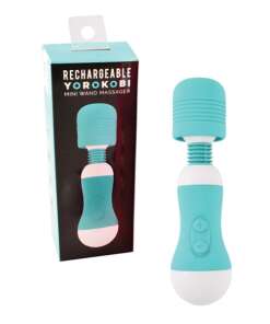 Yorokobi Mini Rechargeable Wand - Teal