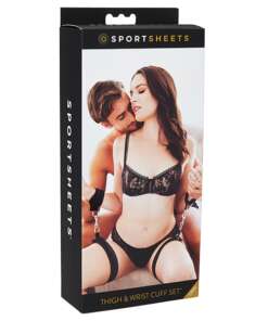 Sportsheets Thigh & Wrist Cuff Set