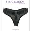 Sincerely Lace Strap-On - Black