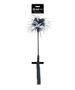 Sex & Mischief Whip & Tickle - Black/White