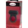 MALESATION Tickle Me Nubbed Cock Ring - Black