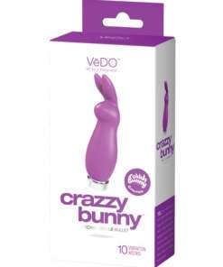 VeDO Crazzy Bunny Rechargeable Bullet - Perfectly Purple