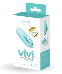 VeDO VIVI Rechargeable Finger Vibe - Tease Me Turquoise