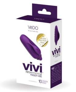 VeDO VIVI Rechargeable Finger Vibe - Deep Purple
