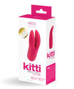 VeDo Kitti Rechargeable Dual Vibe - Foxy Pink