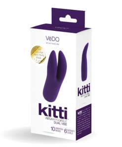 VeDo Kitti Rechargeable Dual Vibe - Deep Purple