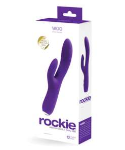 VeDO Rockie Rechargeable Dual Vibe - Indigo