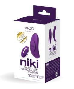 VeDO Niki Rechargeable Panty Vibe - Deep Purple
