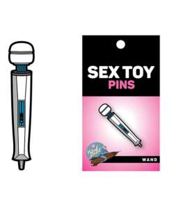 Wood Rocket Sex Toy Wand Pin - White