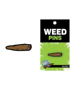 Wood Rocket Weed Blunt Pin - Brown