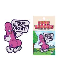 Wood Rocket Fuck Buddies You're Dildoing Great Pin - Purple