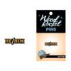 Wood Rocket He/Him Pin - Black/Gold