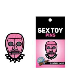 Wood Rocket Sex Toy Bondage Mask Large Pin - Pink