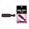 Wood Rocket Sex Toy Kinky Paddle Large Pin - Black/Pink