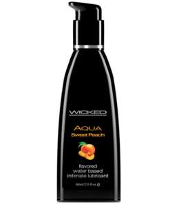 Wicked Sensual Care Water Based Lubricant - 2 oz Sweet Peach