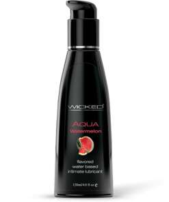 Wicked Sensual Care Aqua Water Based Ludricant - 4 oz Watermelon