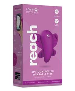 Love Distance Reach App Controlled Wearable Vibe - Rose