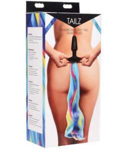 Tailz Rainbow Pony Tail Anal Plug
