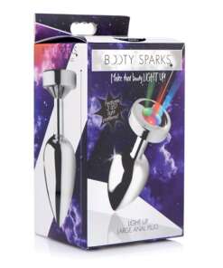 Booty Sparks Light Up Anal Plug - Large