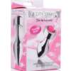 Booty Sparks Weighted Pink Gem Anal Plug - Medium