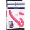 Strap U Revolver Slim Vibrating Strapless Strap-On - Pink