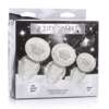 Booty Sparks Glitter Gem Anal Plug Set - Silver