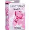 Booty Sparks Pink Rose Glass Anal Plug - Small