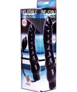 Trinity Vibes 11" Inflatable Dildo - Black