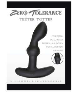 Zero Tolerance Teeter Totter Prostate Massager - Black