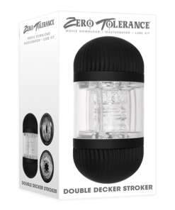 Zero Tolerance Double Decker Stroker - Black/Clear
